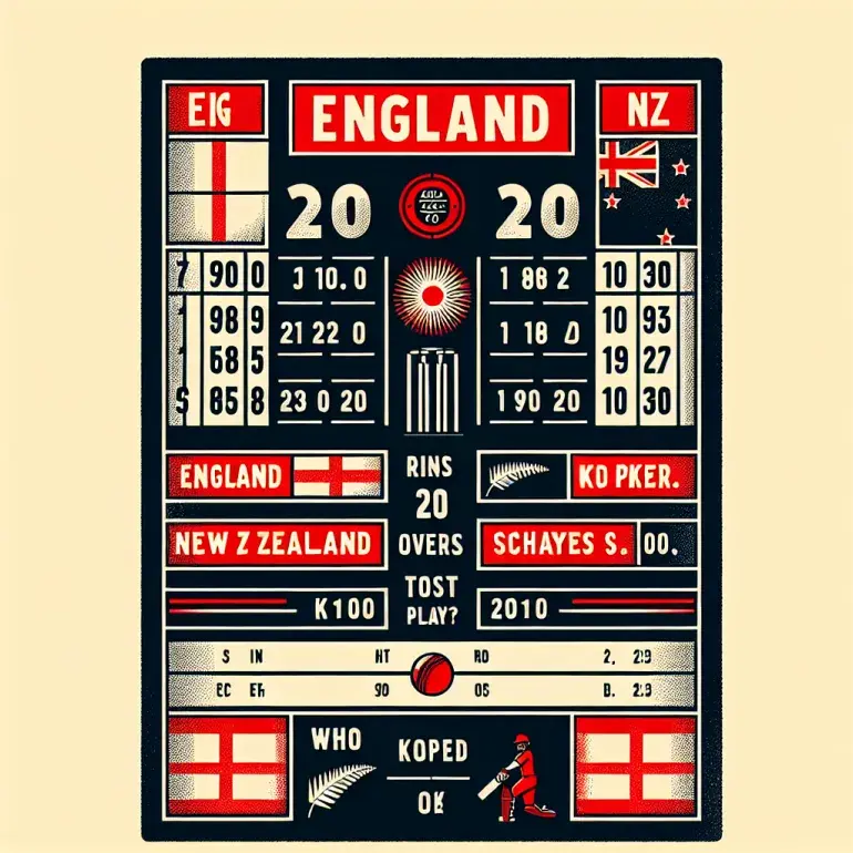 Eng vs nz t20 scorecard