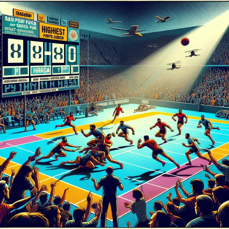 Highest raid points in kabaddi