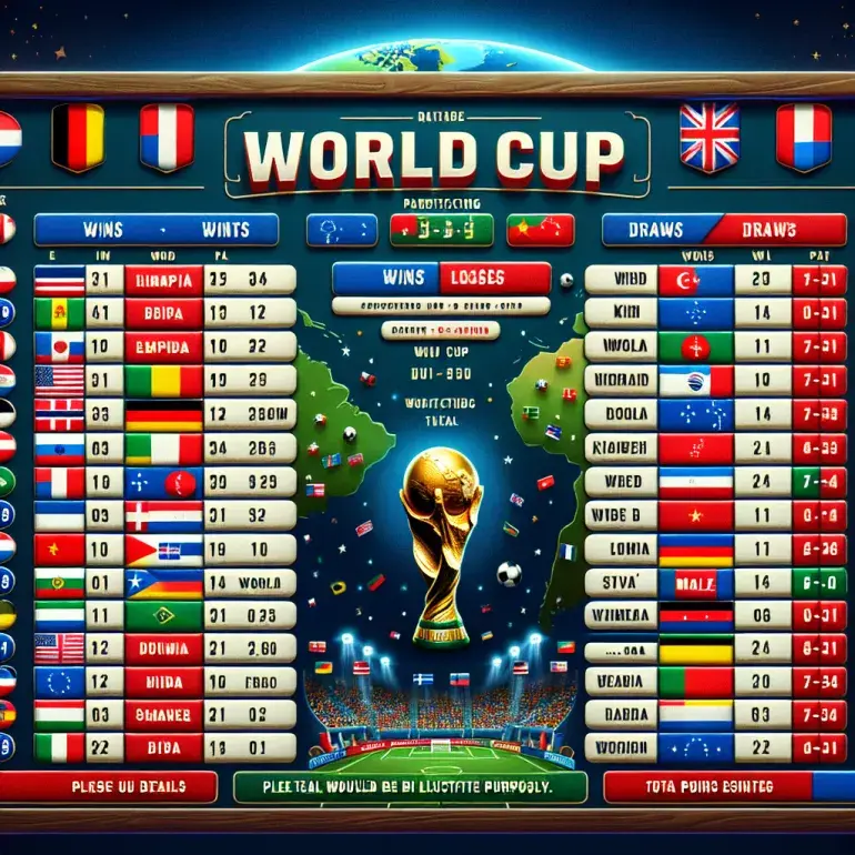Live score points table world cup