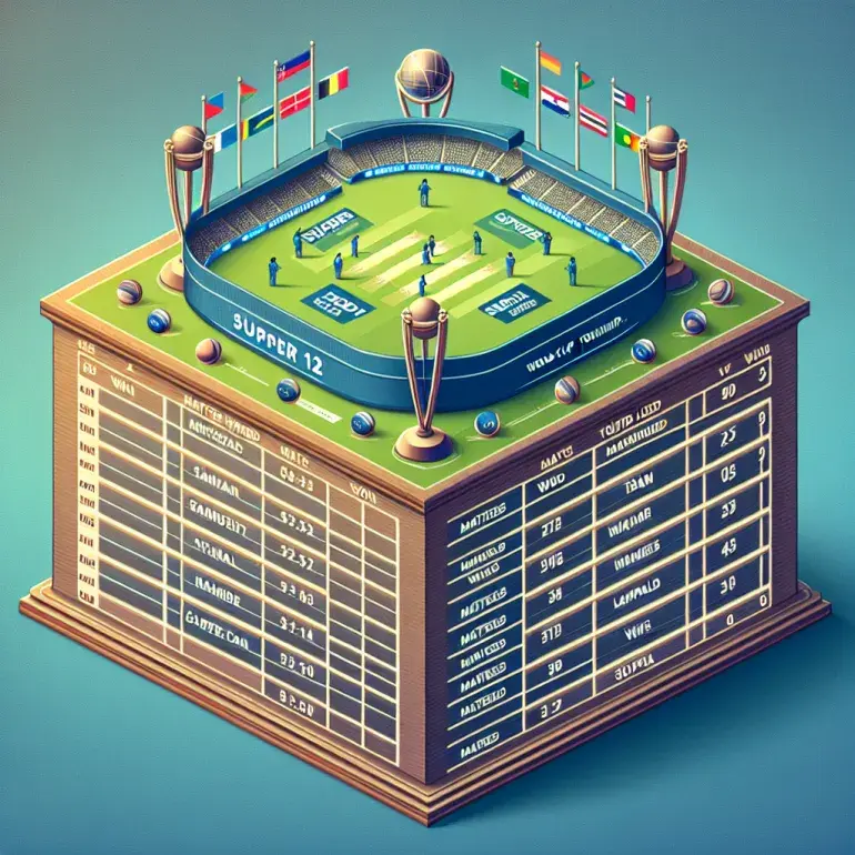 T20 world cup points table super 12